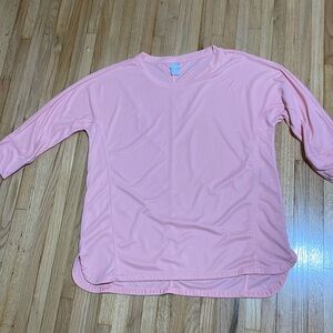 Light peach color Chico’s top. EUC